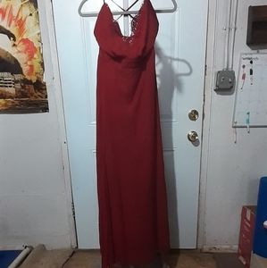 NWT Charlotte Russe Long Red Dress